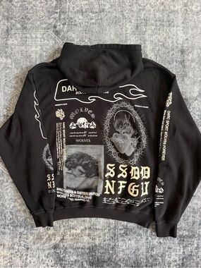 Darc Sport Fallen Angel Hoodie Black Size M Limited Edition 1475/2000